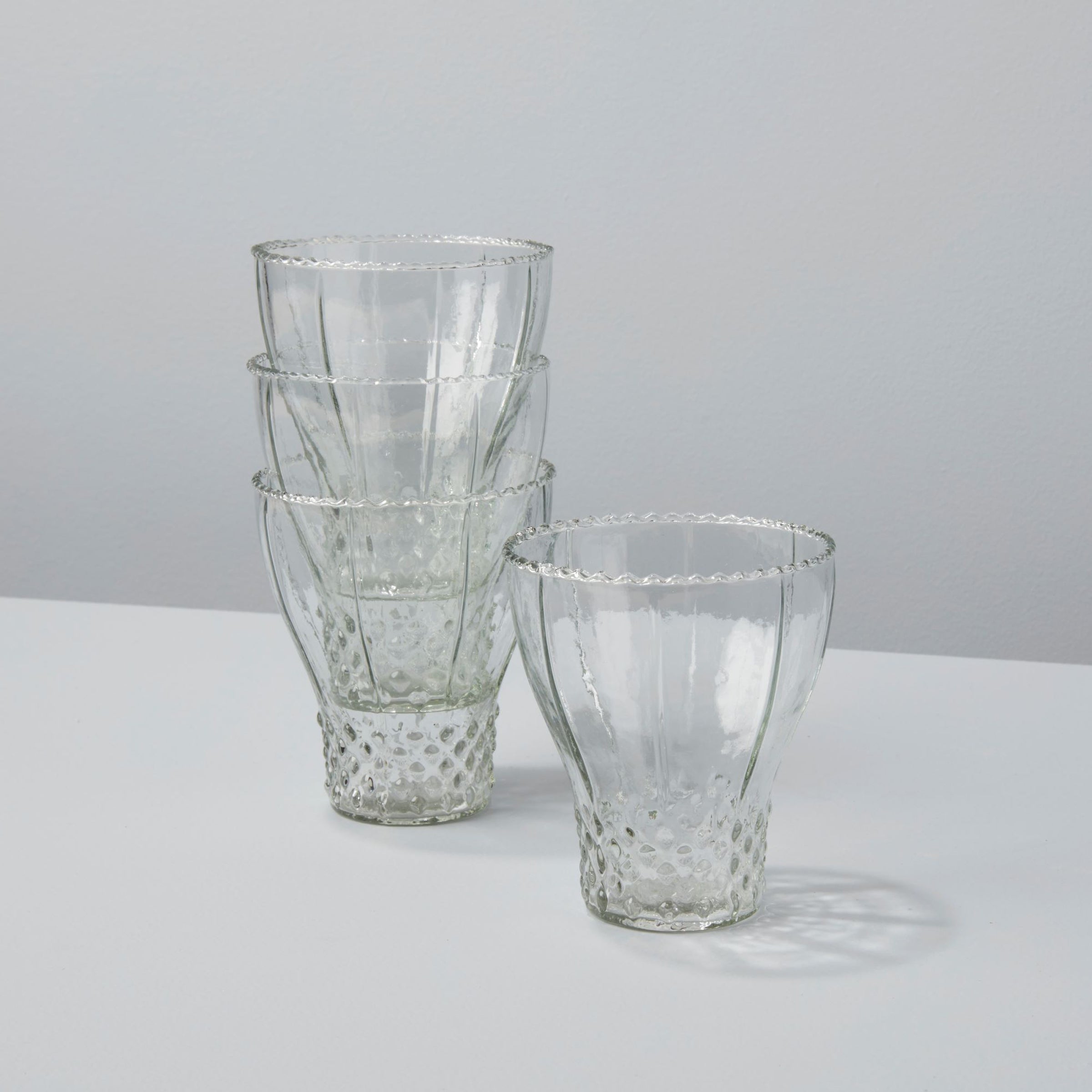 Lenox Everyday Flatware Ruffle Bell Glasses, Set of 4