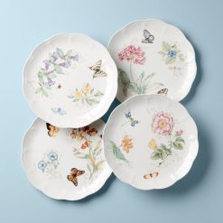 Lenox Everyday Flatware Butterfly Meadow Dinner Plates, Set of 4