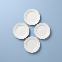 Lenox Everyday Flatware Tin Can Alley Dessert Plates, Set of 4