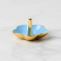 Lenox Everyday Flatware Make It Pop Blue Metal Ring Dish