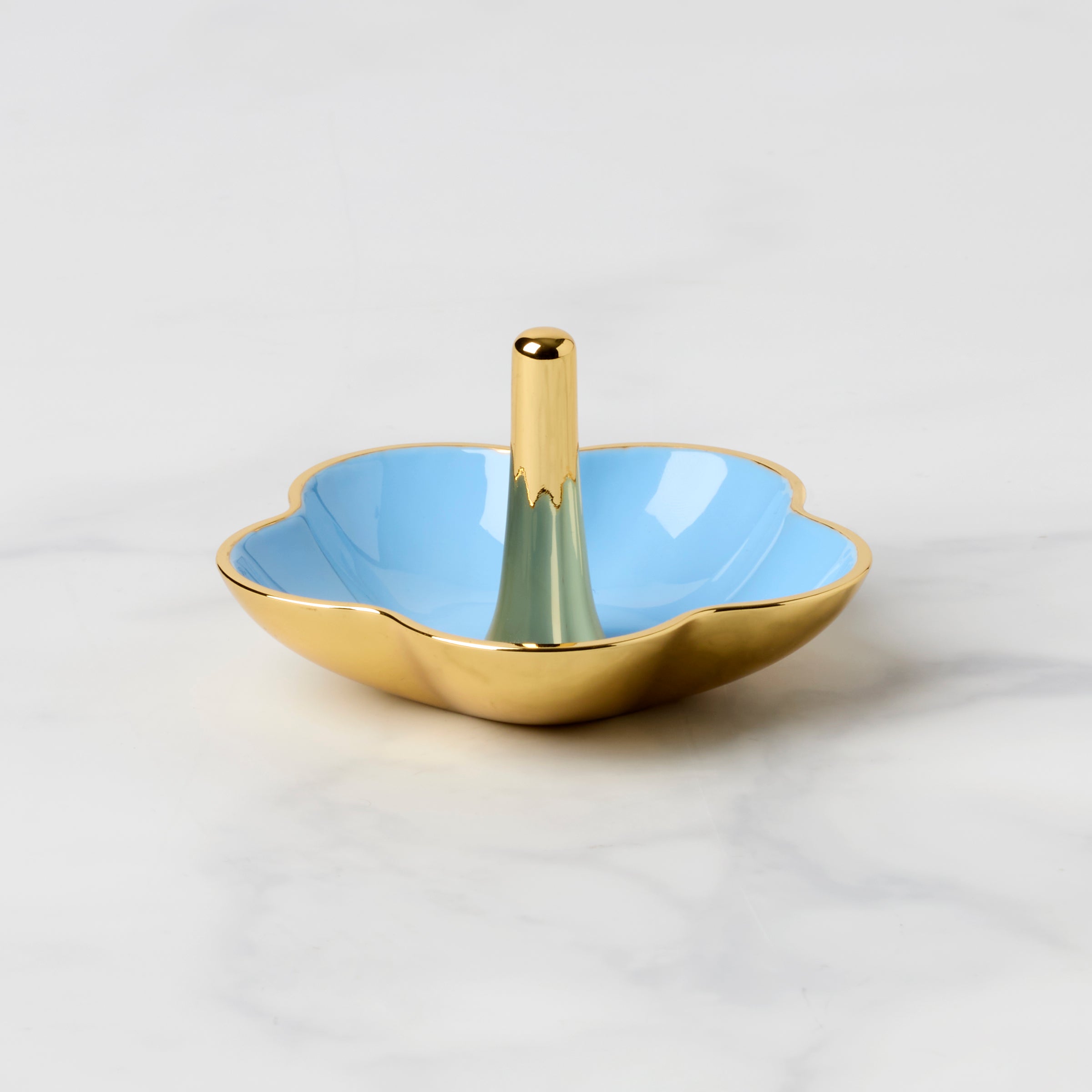 Lenox Everyday Flatware Make It Pop Blue Metal Ring Dish