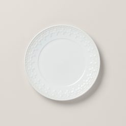 Lenox Everyday Flatware Chelse Muse Fleur White Accent Plate