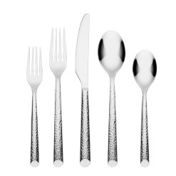 Lenox Everyday Flatware Elsa Hammered 20-Piece Flatware Set