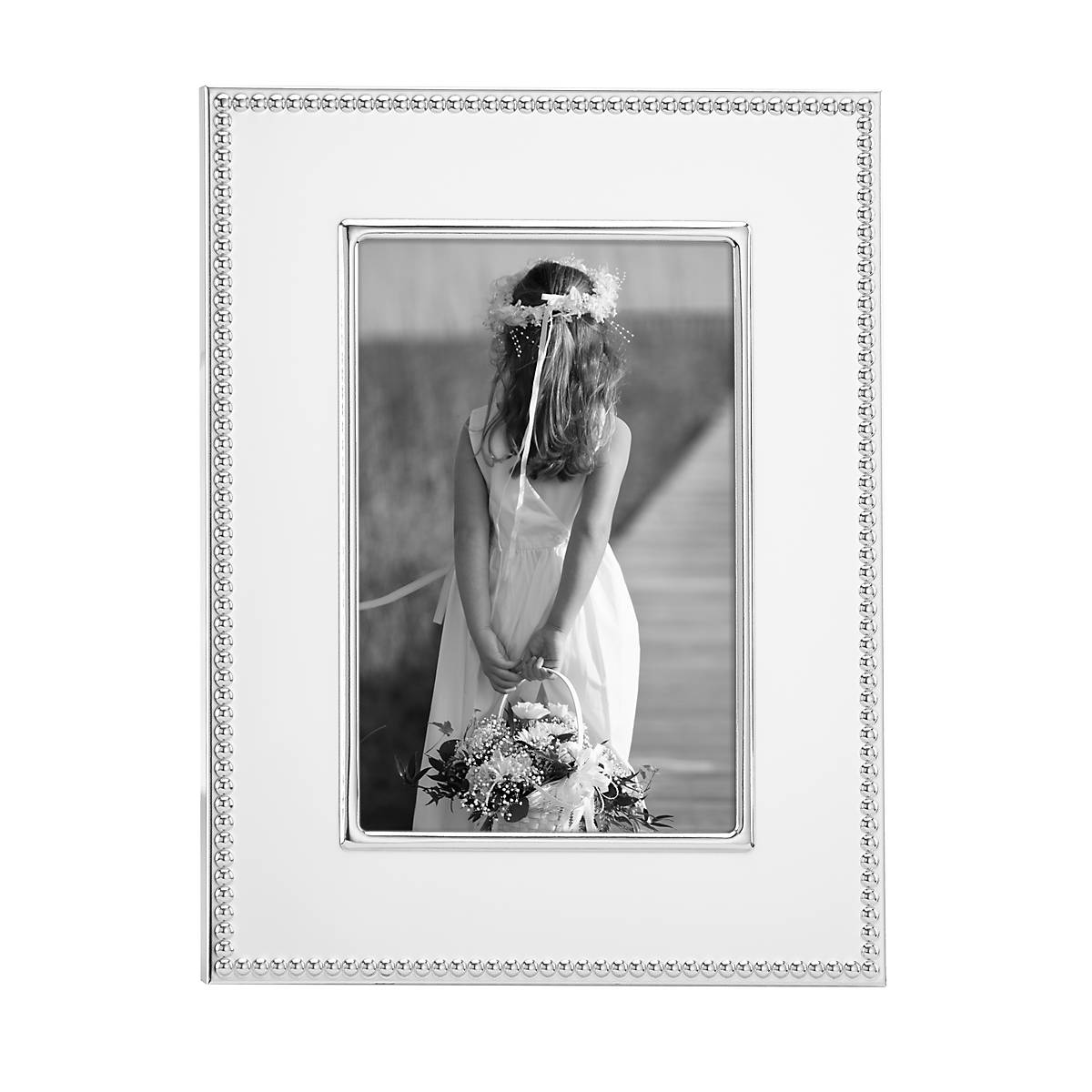 Lenox Everyday Flatware Lyndon Silverplate 4x6 Photo Frame - Image 2