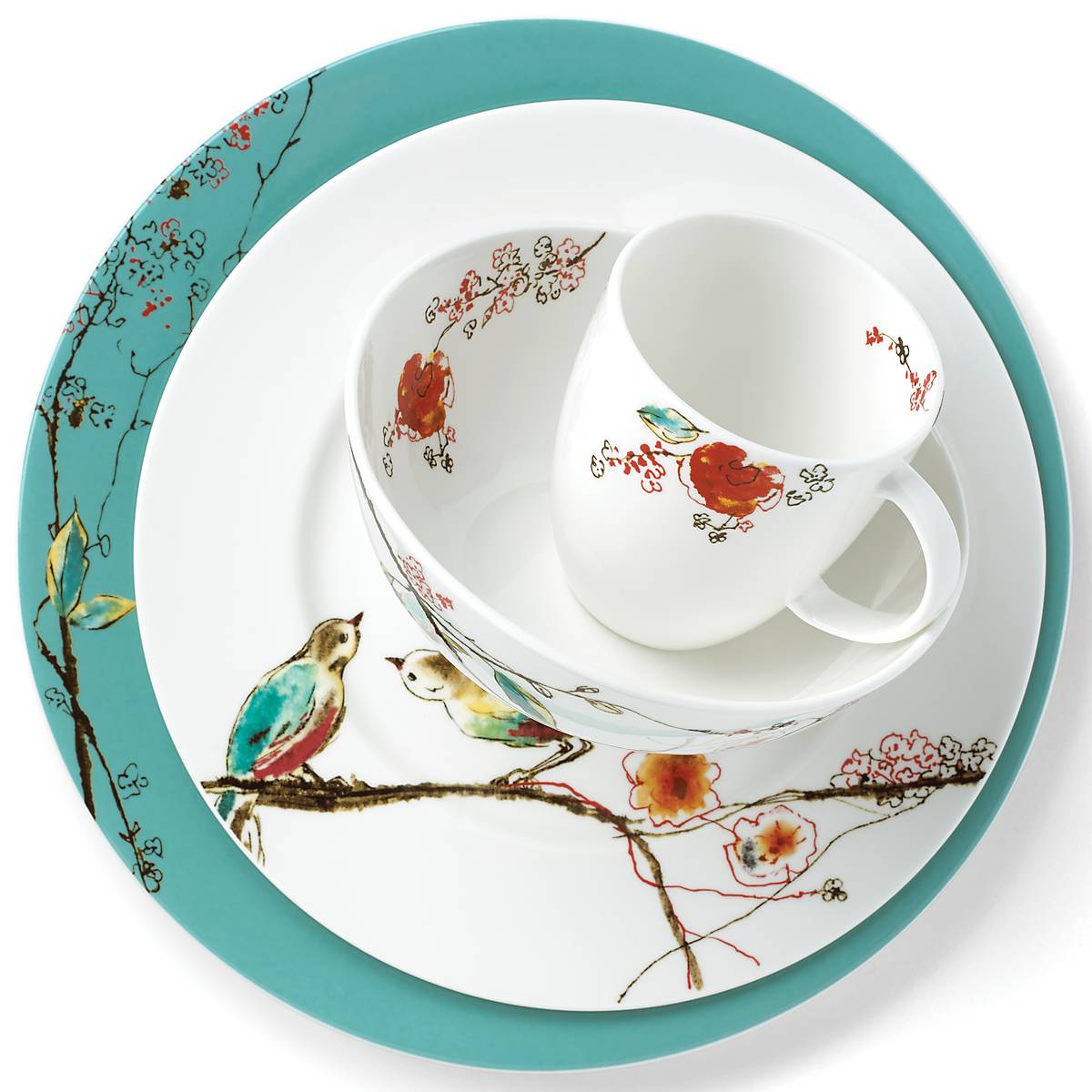 Lenox Everyday Flatware Chirp 4-Piece Place Setting - Image 3