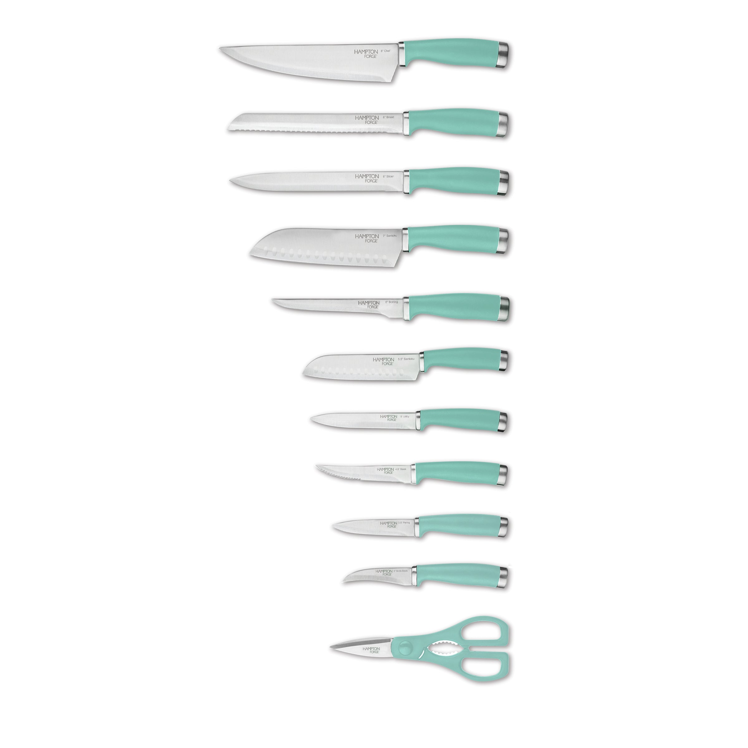Lenox Everyday Flatware Epicure Pistachio 17-Piece Cutlery Block Set - Image 5
