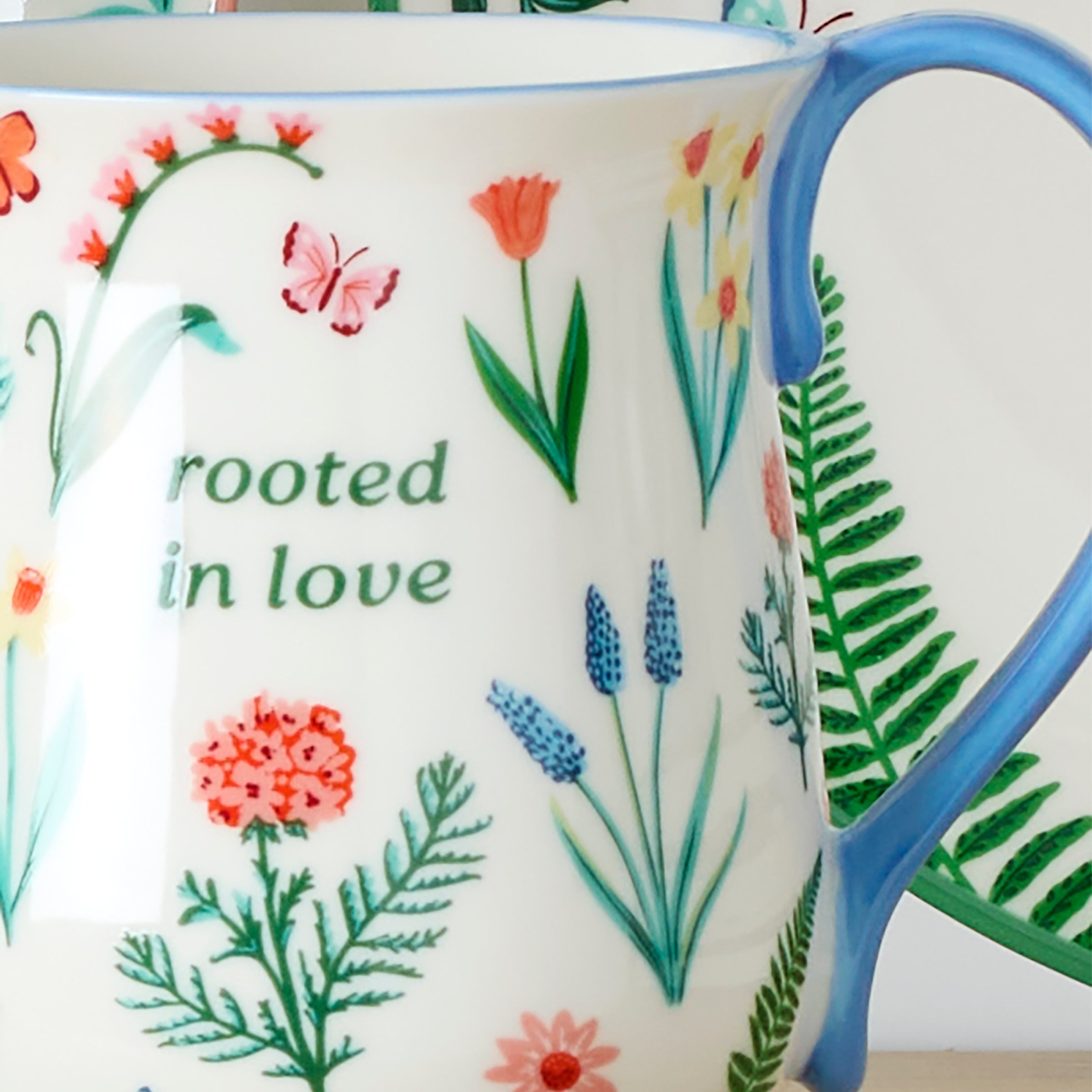 Lenox Everyday Flatware First Blooms Blue Mugs, Set of 2 - Image 4