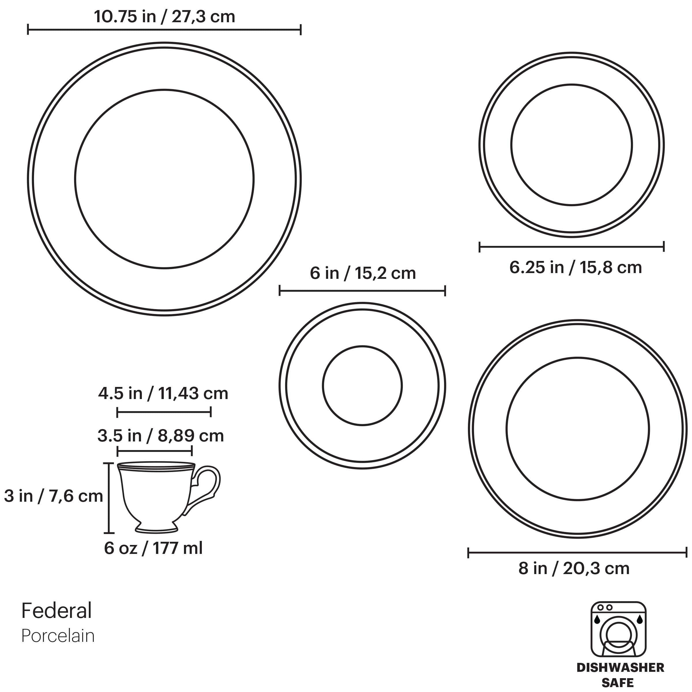 Lenox Everyday Flatware Federal Platinum 5-Piece Place Setting - Image 7