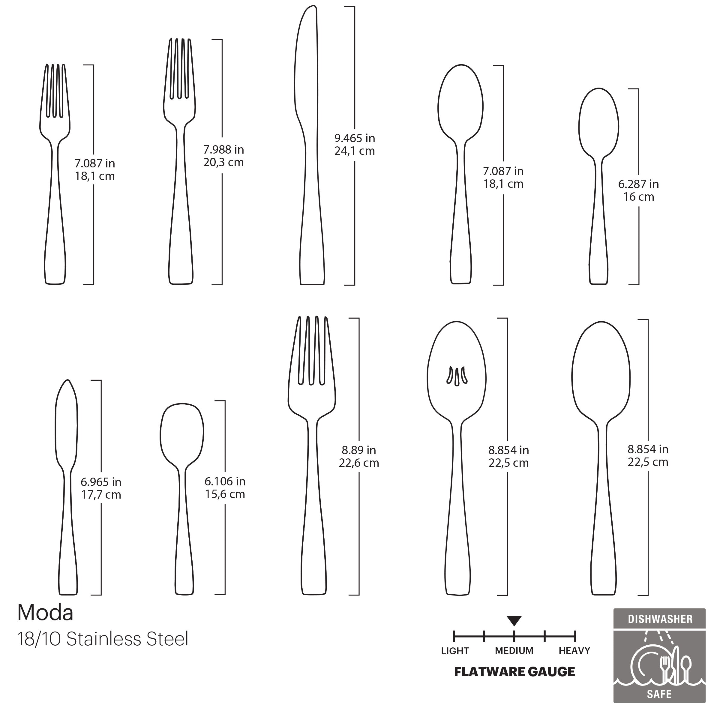 Lenox Everyday Flatware Moda 65-Piece Flatware Set - Image 5