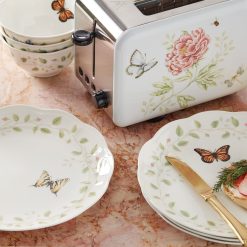 Alternative view of Lenox Everyday Flatware Butterfly Meadow Vines Rice Bowls, Set of 4