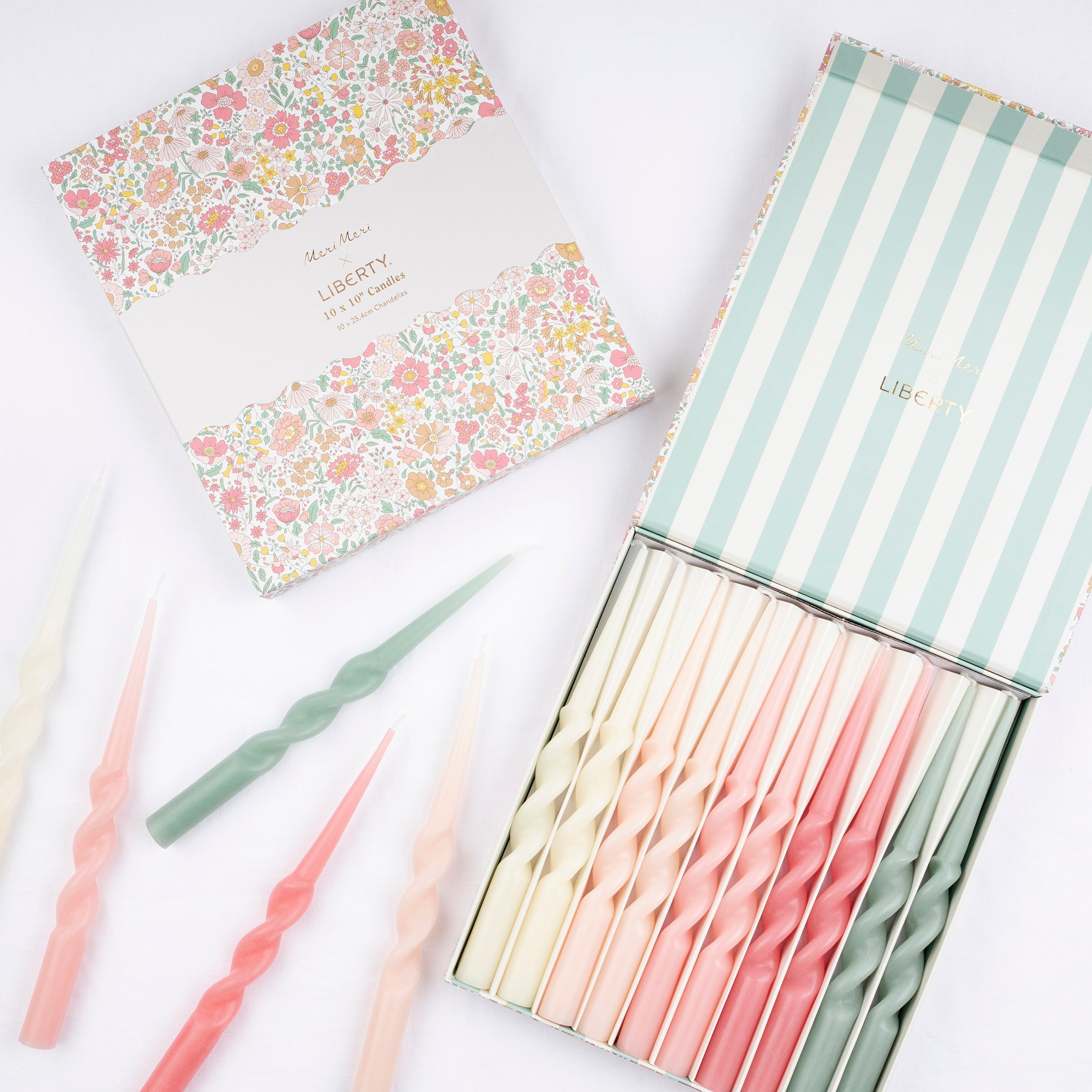Lenox Everyday Flatware Meri Meri x Liberty Wharfedale Candle Gift Box, Set of 10 - Image 3