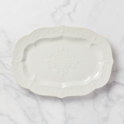 Lenox Everyday Flatware French Perle White Large Serving Platter