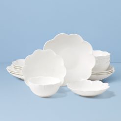 Lenox Everyday Flatware Studio 1414 Scallop 16-Piece Dinnerware Set