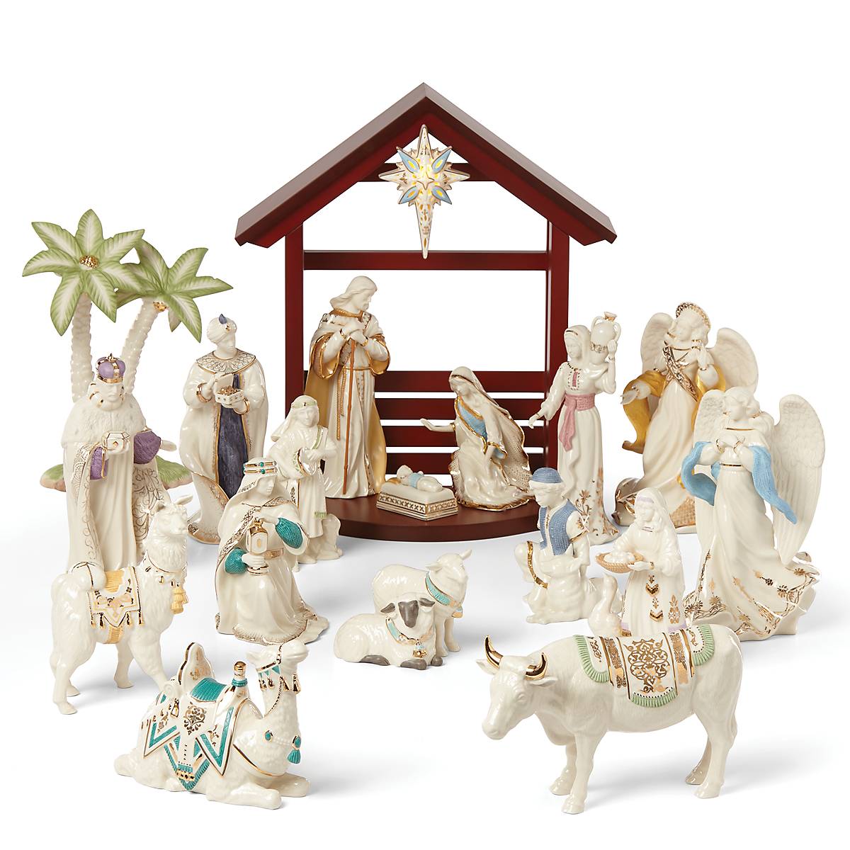Lenox Everyday Flatware First Blessing Nativity Woman & Jug Figurine - Image 3