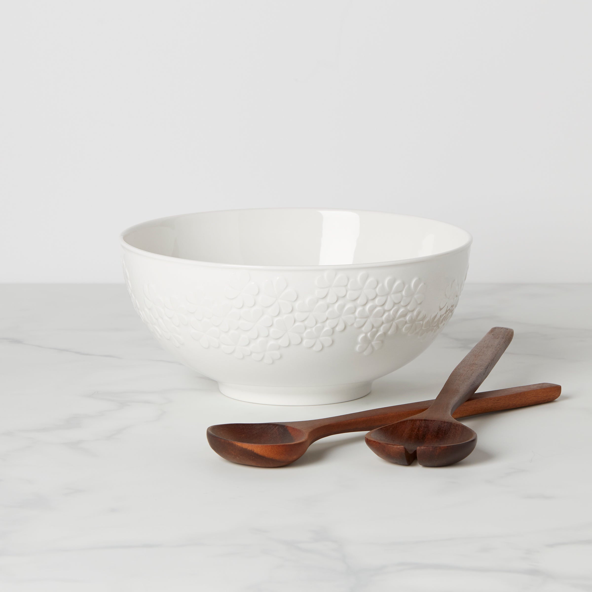 Lenox Everyday Flatware Blossom Lane Salad Bowl & Servers