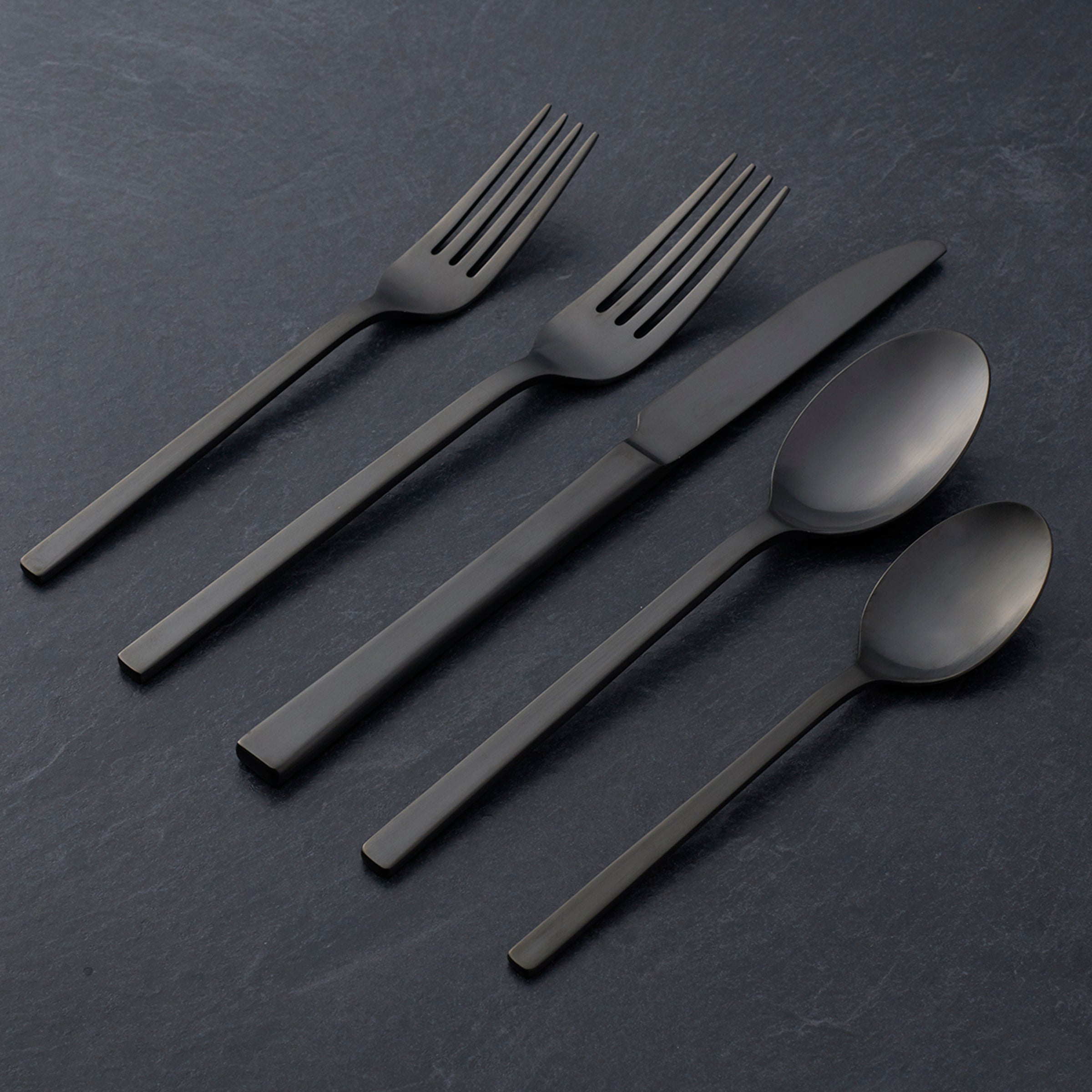 Lenox Everyday Flatware Allay Midnight 20-Piece Flatware Set - Image 2