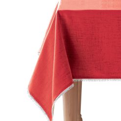 Lenox Everyday Flatware French Perle Red 60x84 Tablecloth