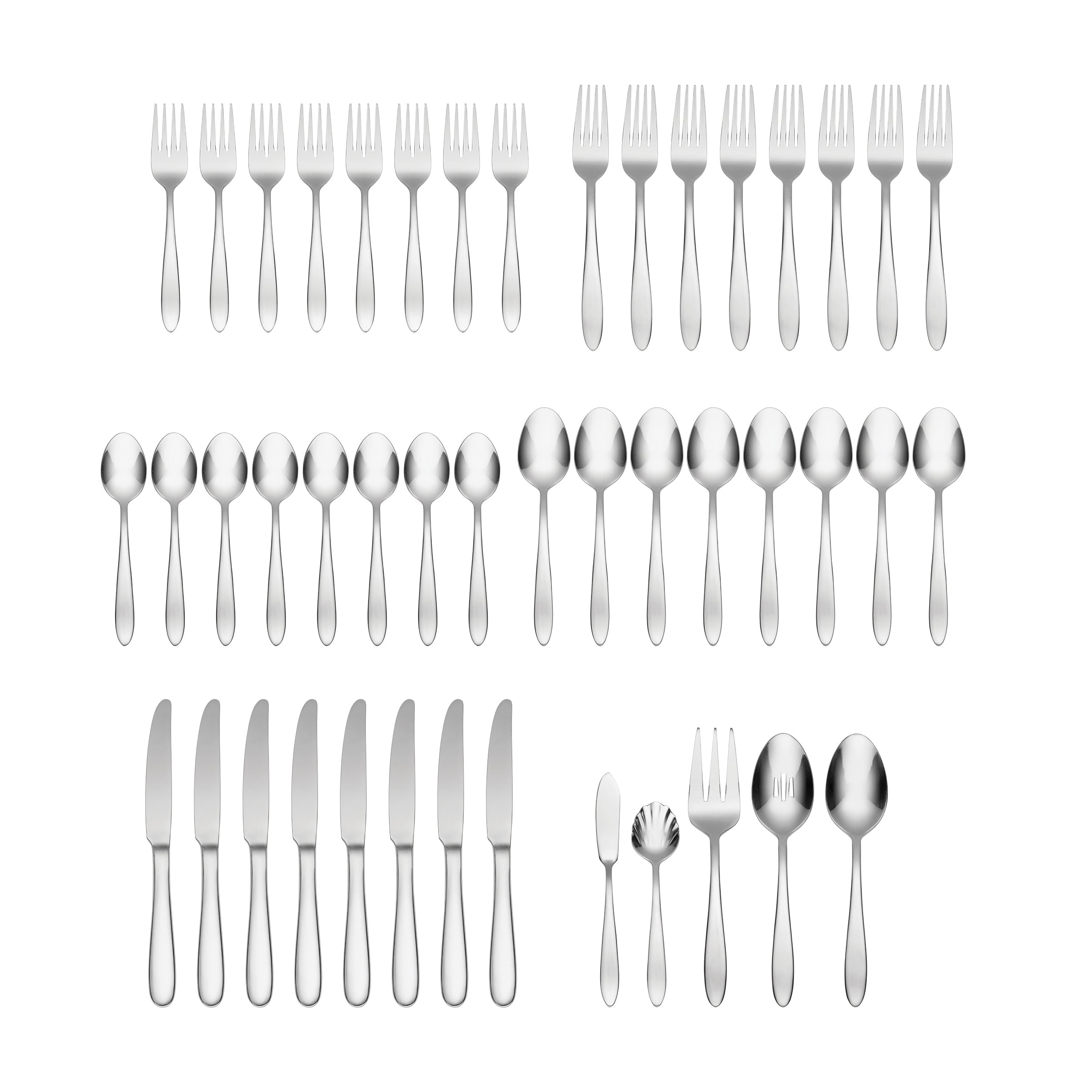 Lenox Everyday Flatware Mooncrest 45-Piece Flatware Set - Image 3