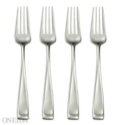 Lenox Everyday Flatware Moda Salad Forks, Set of 4