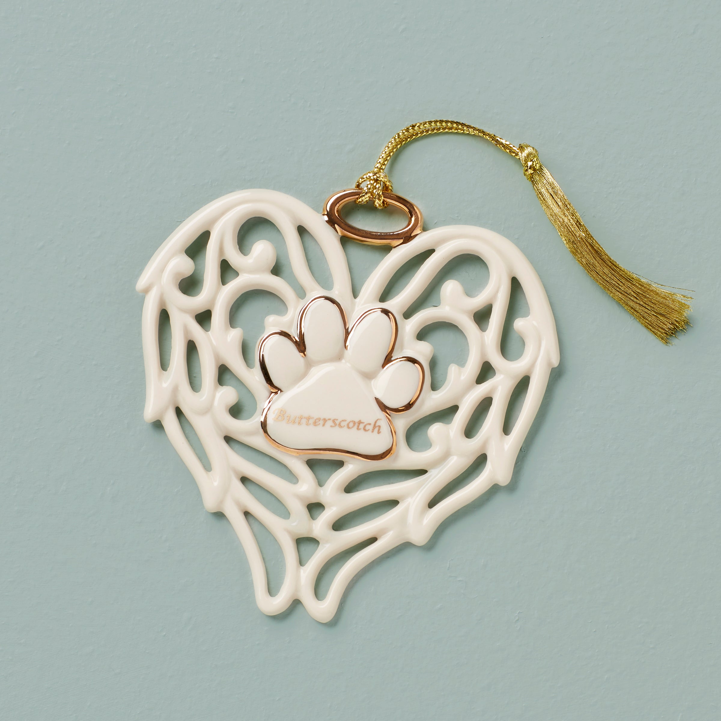 Lenox Everyday Flatware Personalized In Loving Memory Pet Ornament