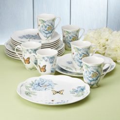 Lenox Everyday Flatware Butterfly Meadow Blue 18-Piece Dinnerware Set
