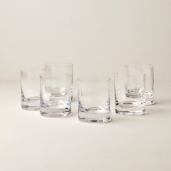Lenox Everyday Flatware Tuscany Classics Cylinder Double Old Fashion Glasses, Set of 6