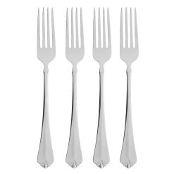 Lenox Everyday Flatware Juilliard Dinner Forks, Set of 4