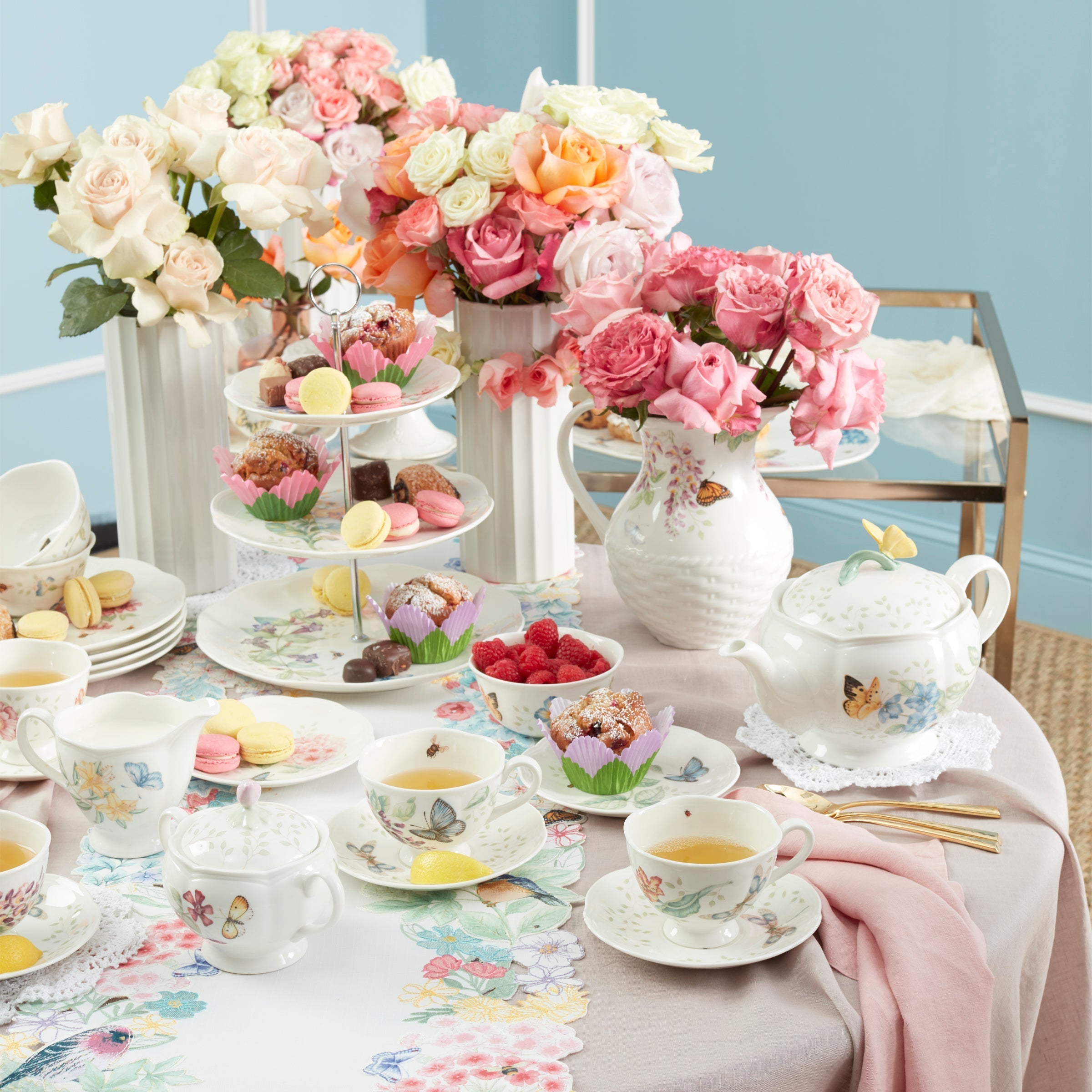 Lenox Everyday Flatware Butterfly Meadow 28-Piece Dinnerware Set - Image 18