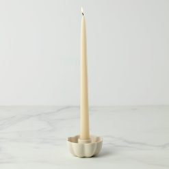 Alternative view of Lenox Everyday Flatware Fleur Taper Candle Holder