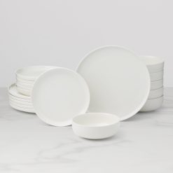 Lenox Everyday Flatware 24 Seven White 18-Piece Dinnerware Set