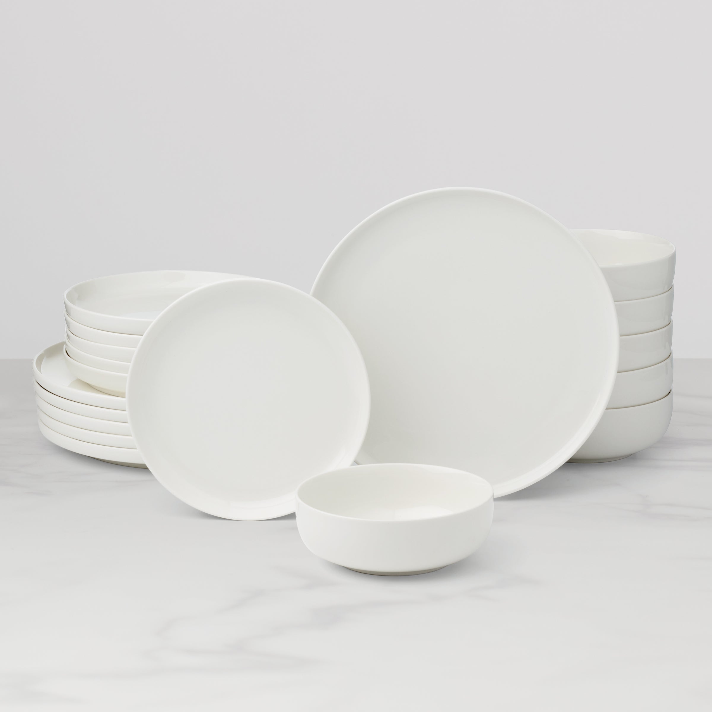 Lenox Everyday Flatware 24 Seven White 18-Piece Dinnerware Set