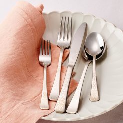 Alternative view of Lenox Everyday Flatware Floral Etch 5-Piece Place Setting