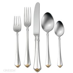 Lenox Everyday Flatware Golden Juilliard 5-Piece Place Setting