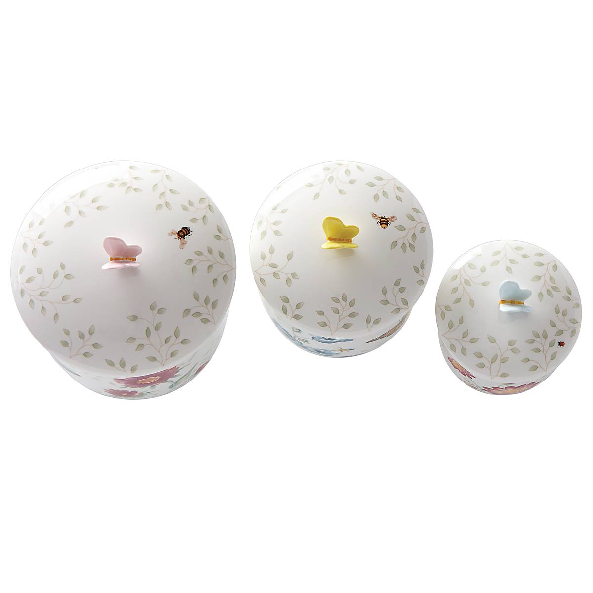 Lenox Everyday Flatware Butterfly Meadow 3-Piece Canister Set - Image 3
