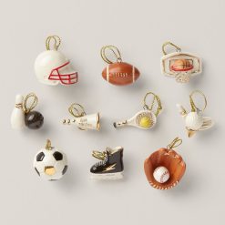 Lenox Everyday Flatware Dreaming of Sports 10-Piece Mini Ornament Set
