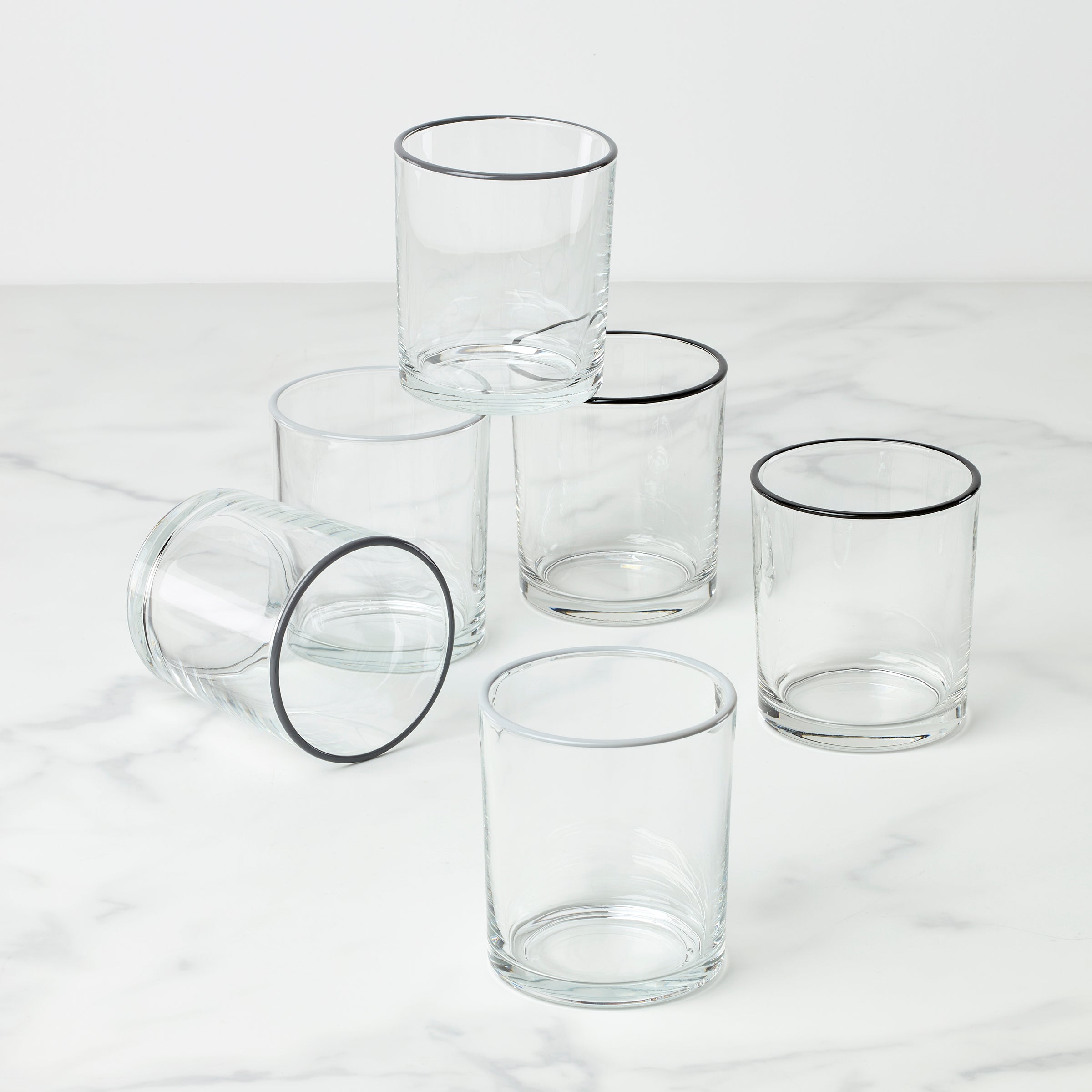 Lenox Everyday Flatware 24 Seven Pumice 6-Piece Medium Tumbler Set