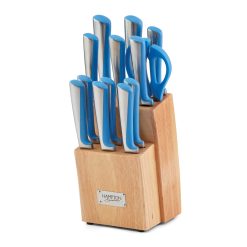 Alternative view of Lenox Everyday Flatware Orion Blue 14-Piece Cutlery Block Set