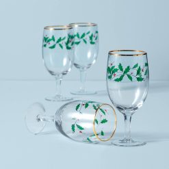 Lenox Everyday Flatware Holiday Iced Beverage Glasses, Set of 4