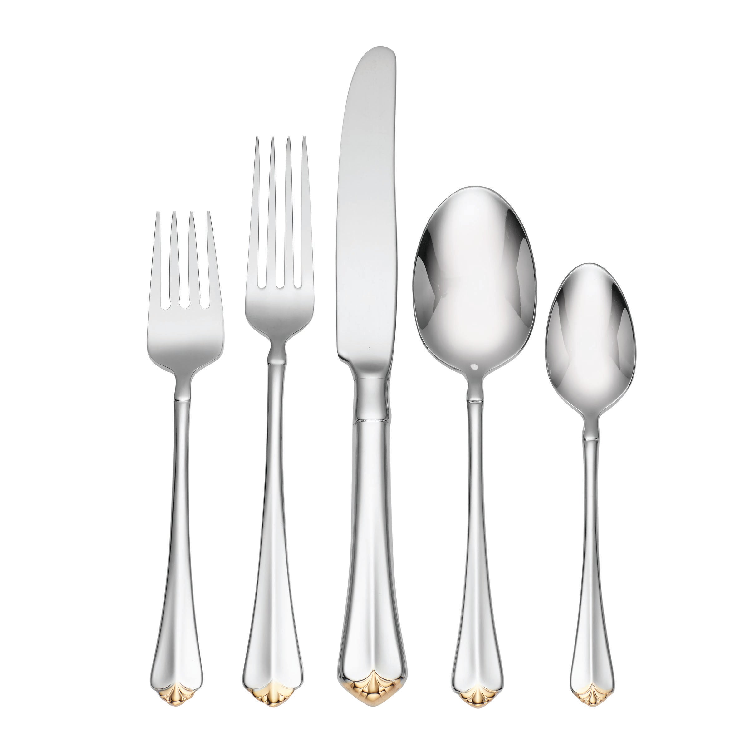 Lenox Everyday Flatware Golden Juilliard 20-Piece Flatware Set