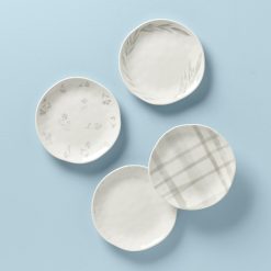 Lenox Everyday Flatware Oyster Bay Assorted Tidbit Plates - Set of 4