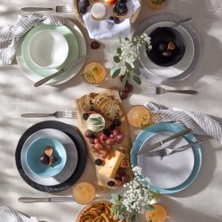 Alternative view of Lenox Everyday Flatware Roseto Pumice 12-Piece Dinnerware Set