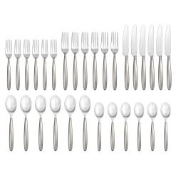 Alternative view of Lenox Everyday Flatware Tidal Frosted 30-Piece Flatware Set