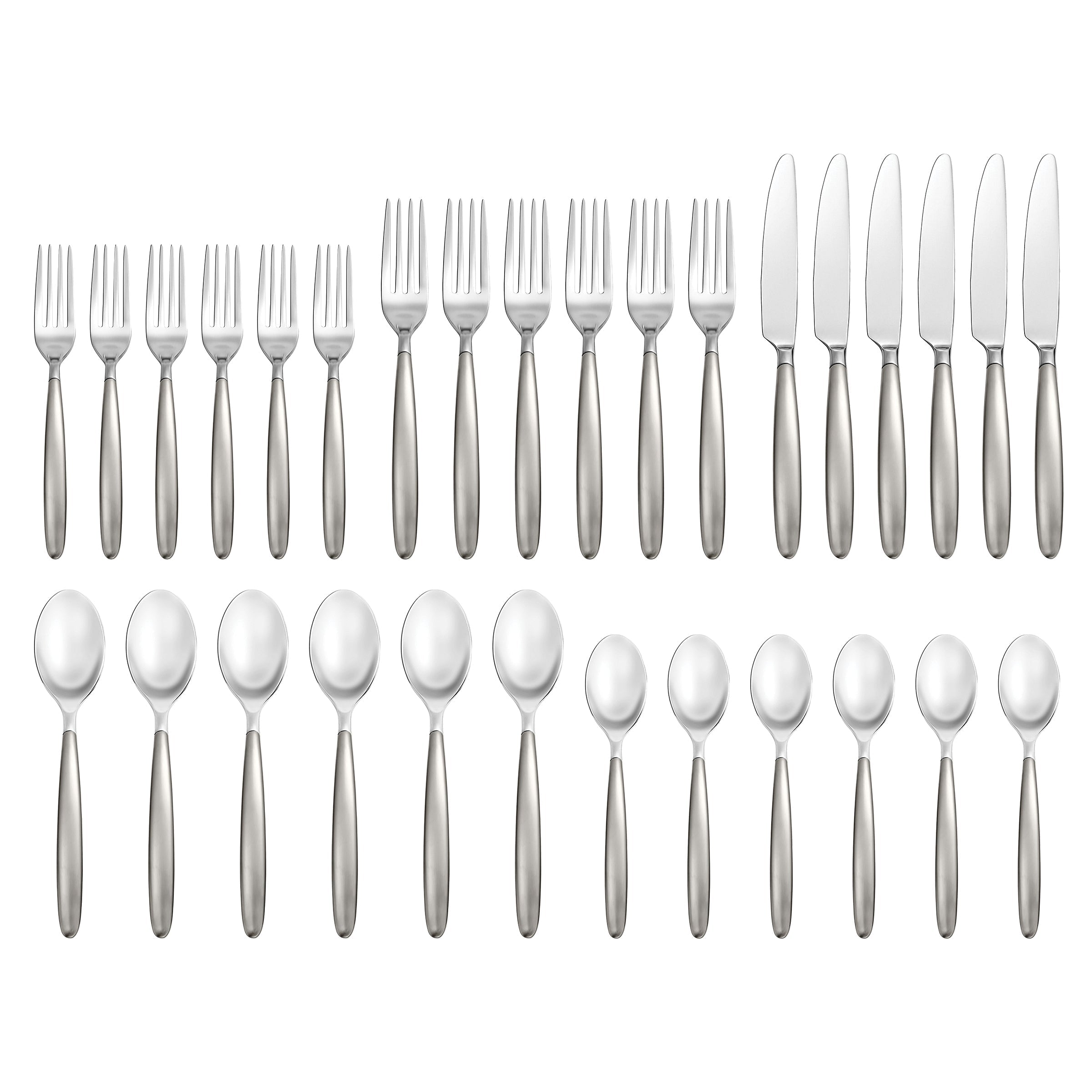 Lenox Everyday Flatware Tidal Frosted 30-Piece Flatware Set - Image 2