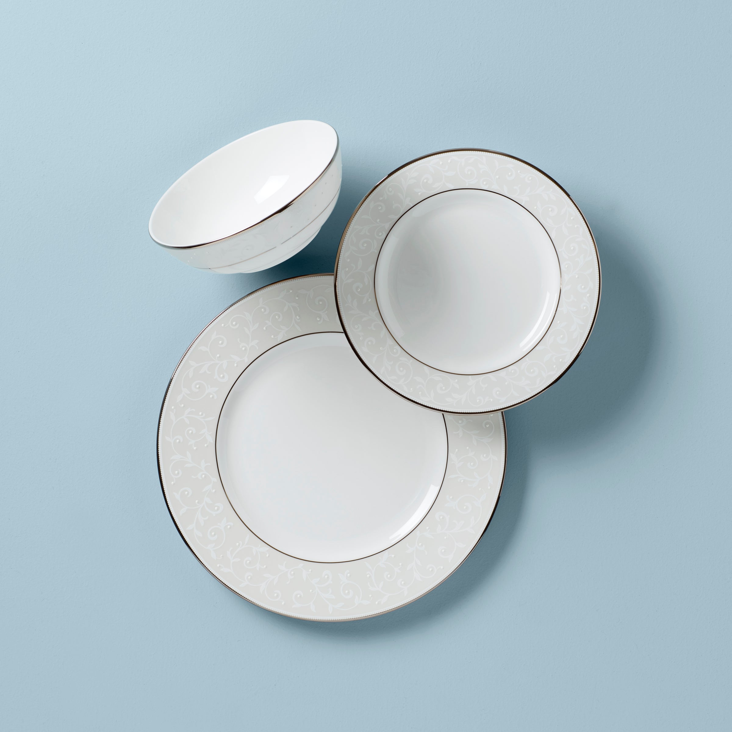 Lenox Everyday Flatware Opal Innocence 3-Piece Place Setting