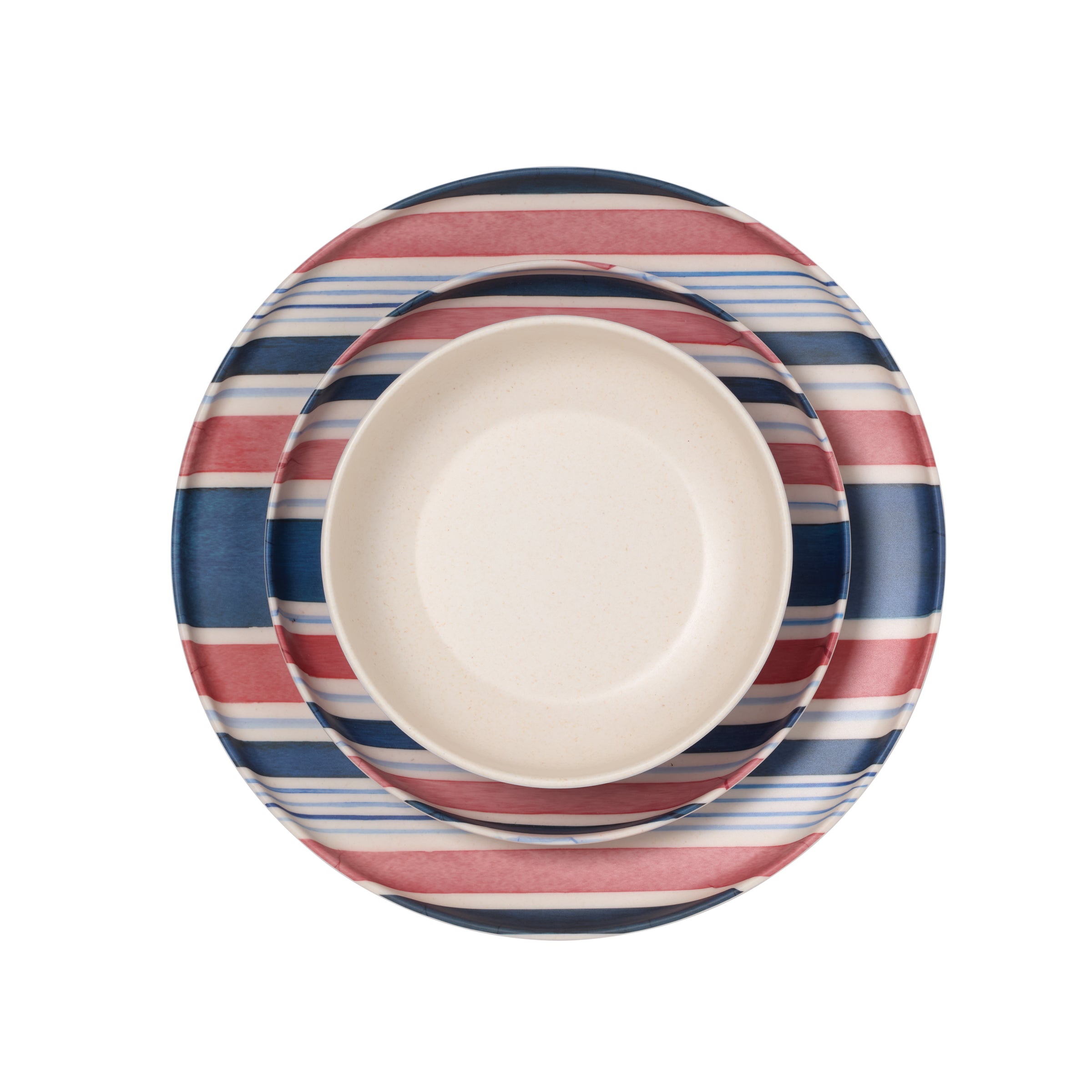 Lenox Everyday Flatware 24 Seven Melamine Stripe 12-Piece Dinnerware Set - Image 12