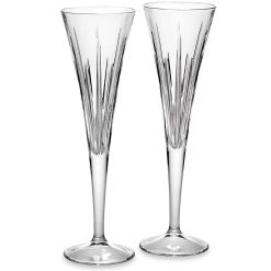 Lenox Everyday Flatware Soho Crystal Toasting Flutes, Set of 2