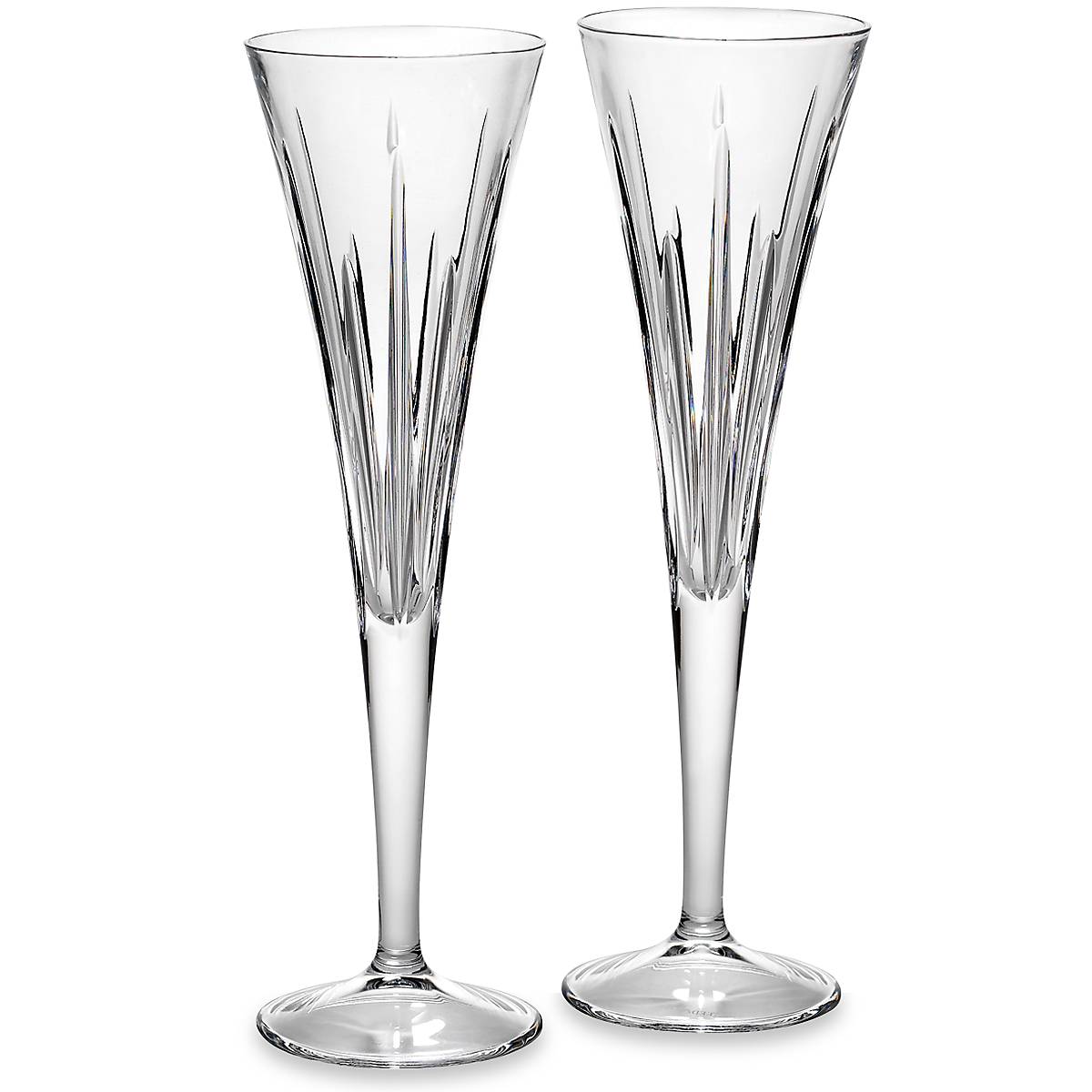 Lenox Everyday Flatware Soho Crystal Toasting Flutes, Set of 2