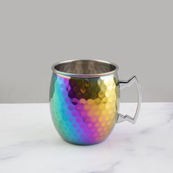 Alternative view of Lenox Everyday Flatware Hammered Rainbow Moscow Mule Mugs, Set of 4