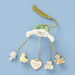 Lenox Everyday Flatware Personalized Baby Mobile Ornament