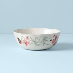 Alternative view of Lenox Everyday Flatware Butterfly Meadow Large Serving Bowl